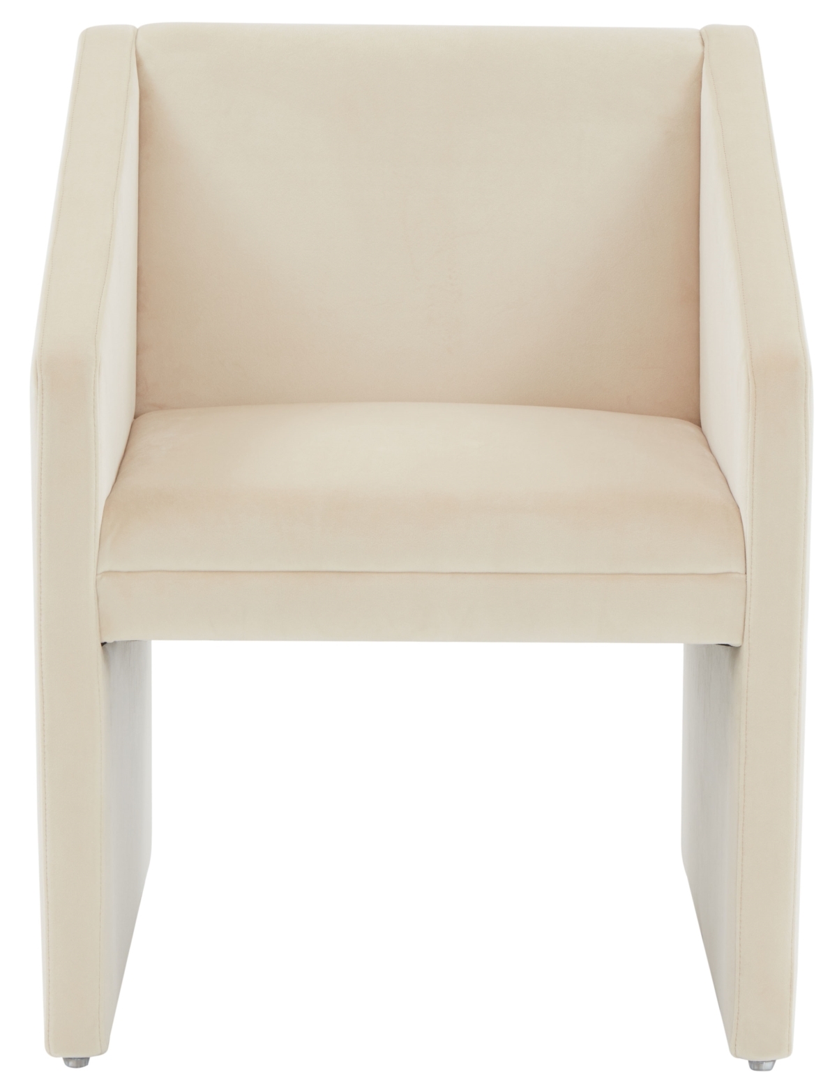 Liandra Upholstered Armchair - Creme - Image 1