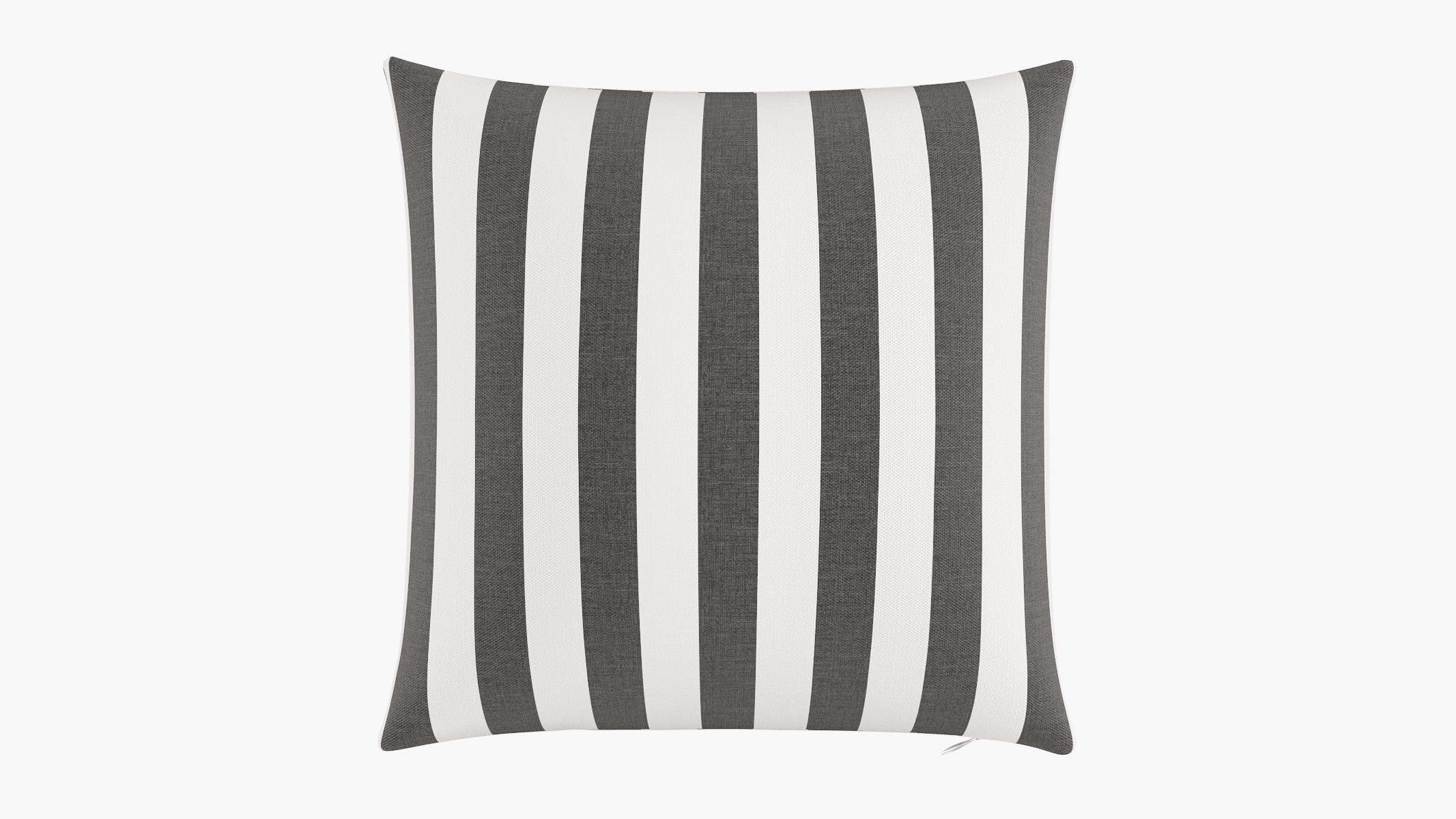 Throw Pillow 20", Ink Cabana Stripe, 20" x 20" - Image 0