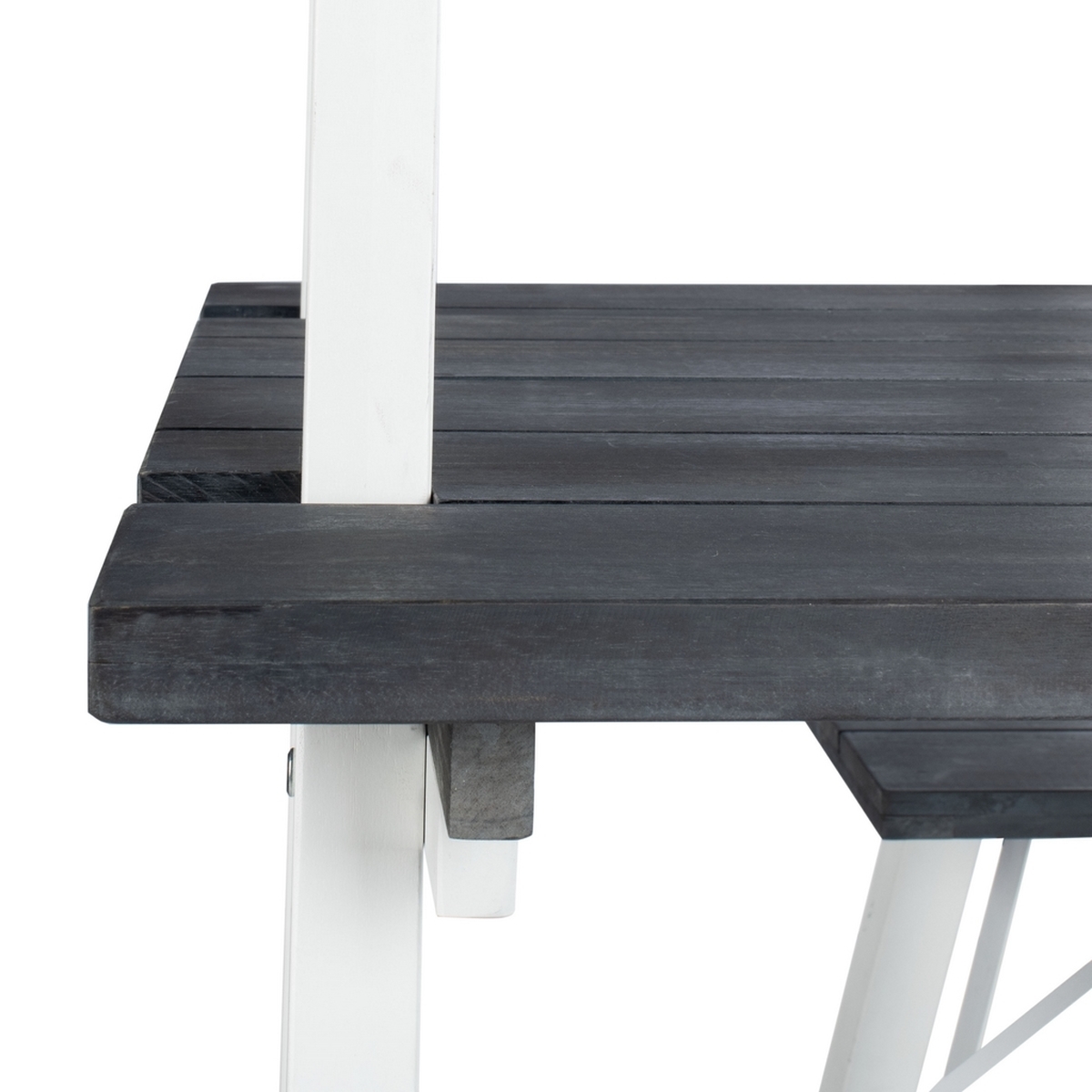 Willamy 3 Pc Dining Set - Dark Slate Gray/White - Safavieh - Image 2