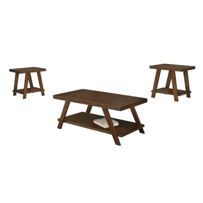 Cockermouth Wooden 3 Piece Coffee Table Set - Image 0