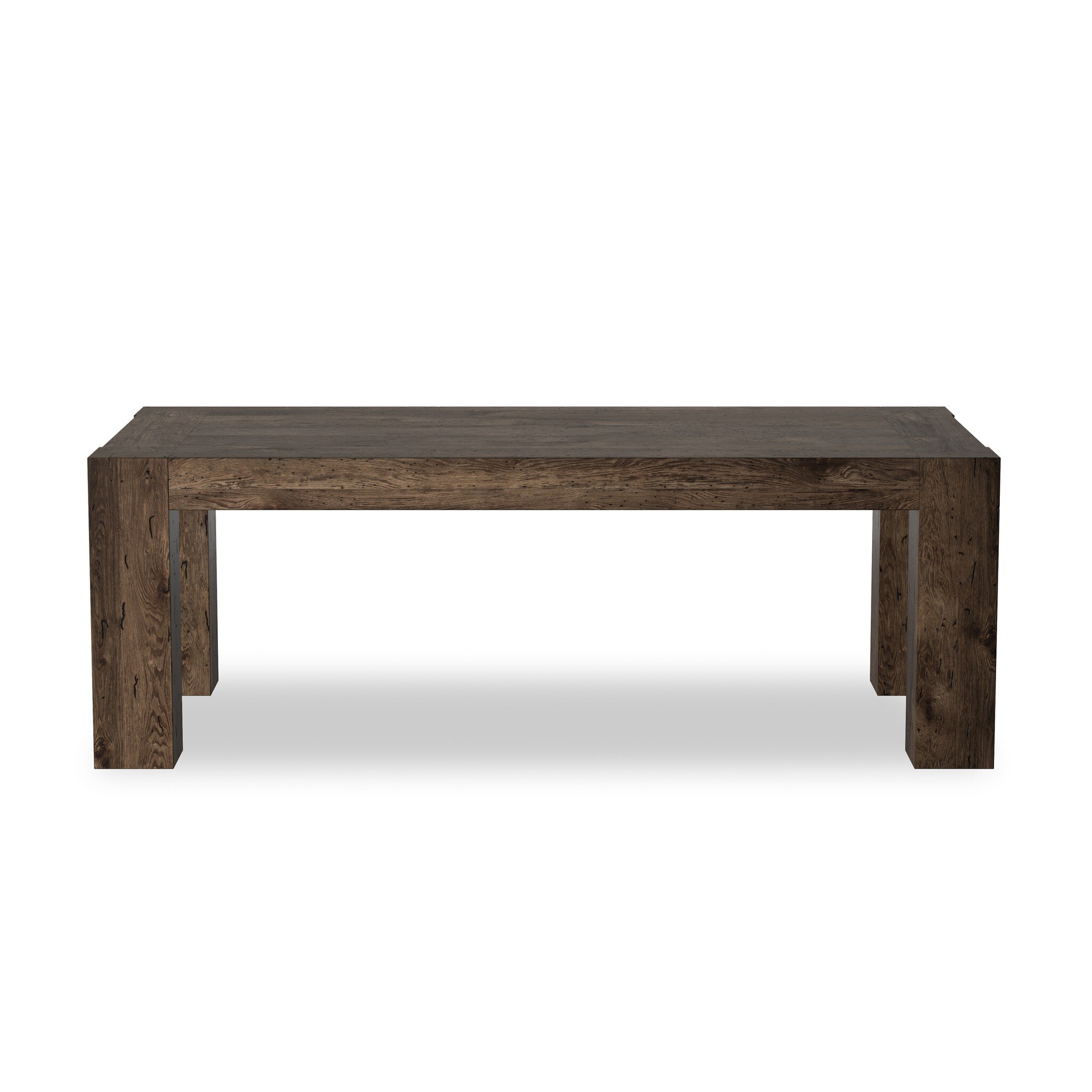 Abaso Dining Table - Ebony Rustic Wormwood Oak - Image 5