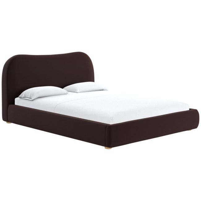 Diana Queen Bed Luca Espresso - Image 0