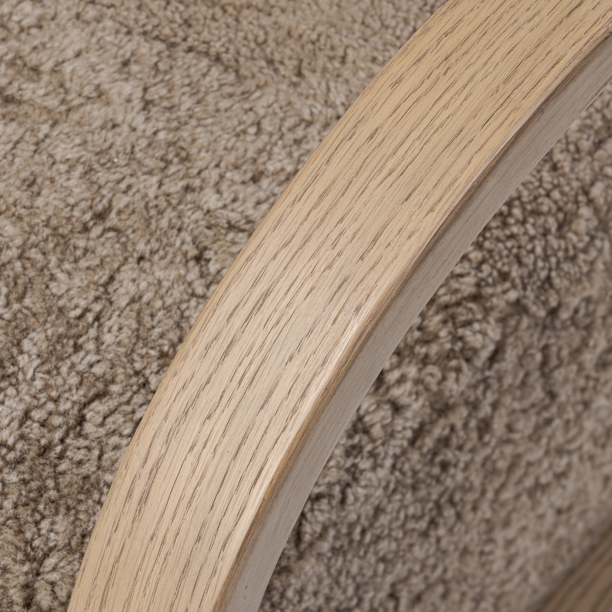 Burke Chair - Taupe Shearling - Image 10