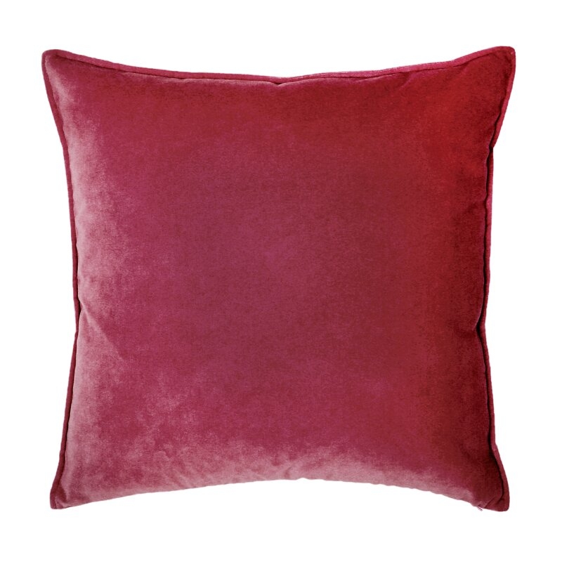 TOSS by Daniel Stuart Studio Franklin Feathers Throw Pillow Color: Escarlata, Size: 22" x 22" - Image 0