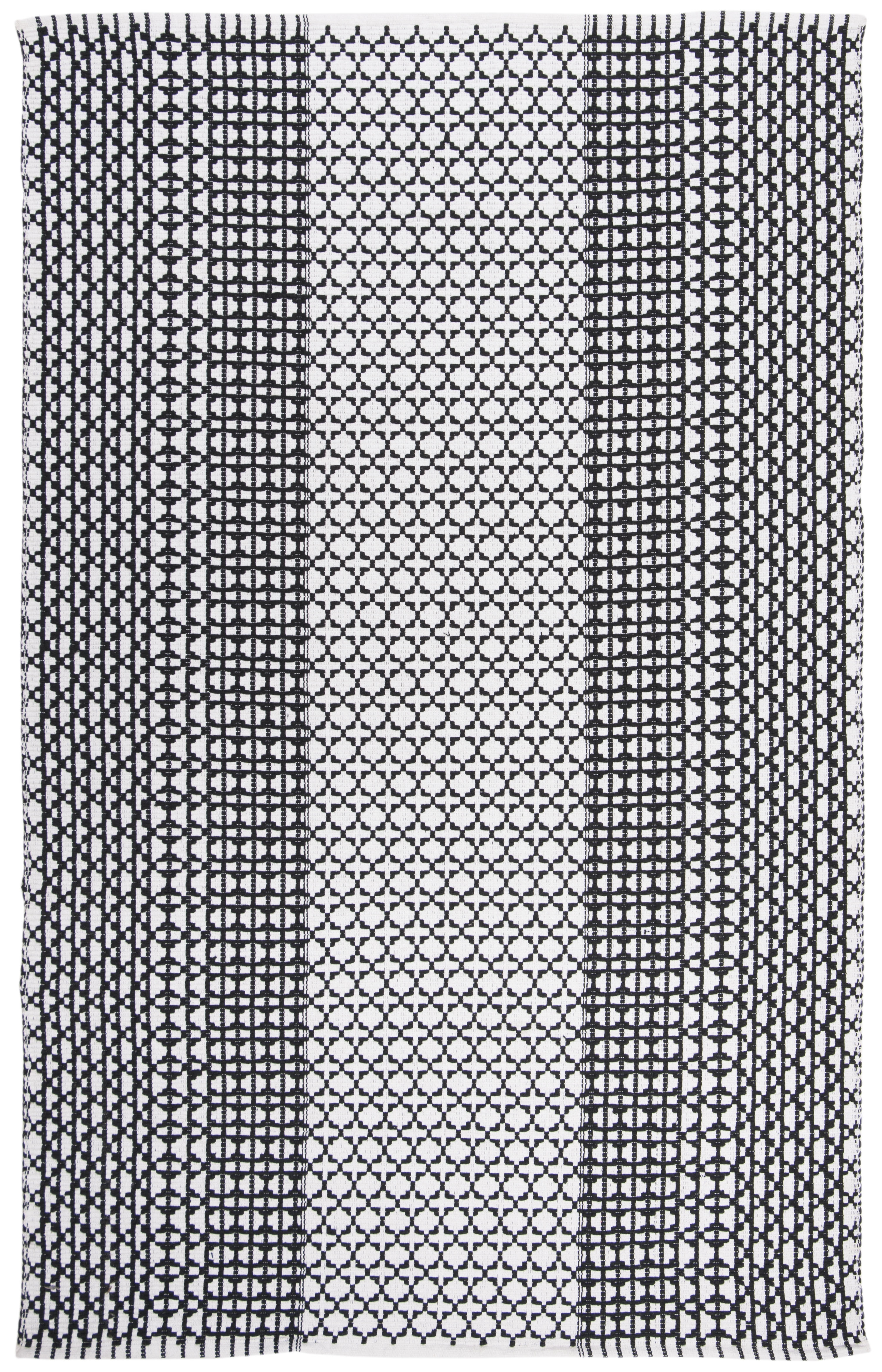 Arlo Home Hand Woven Area Rug, MTK617Z, Black/Ivory,  5' X 8' - Image 0