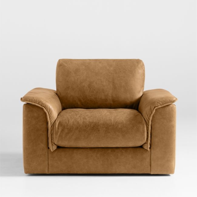 Wythe Oversized Leather Chair - Image 0