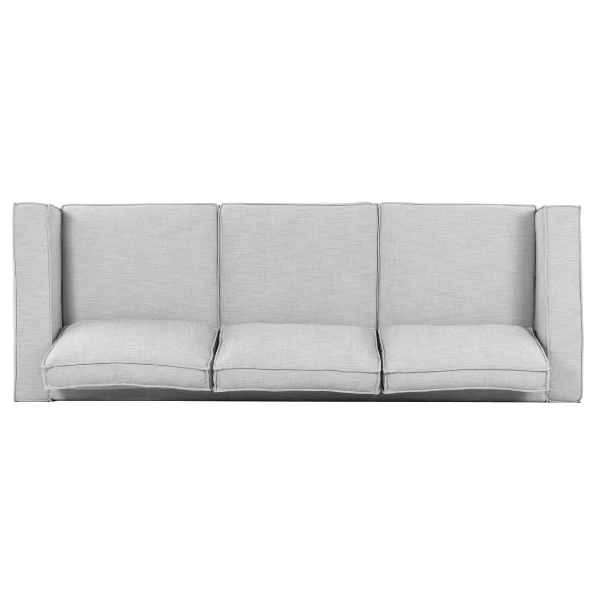 Kalyna 3 Seater Sofa - Light Grey - Image 5
