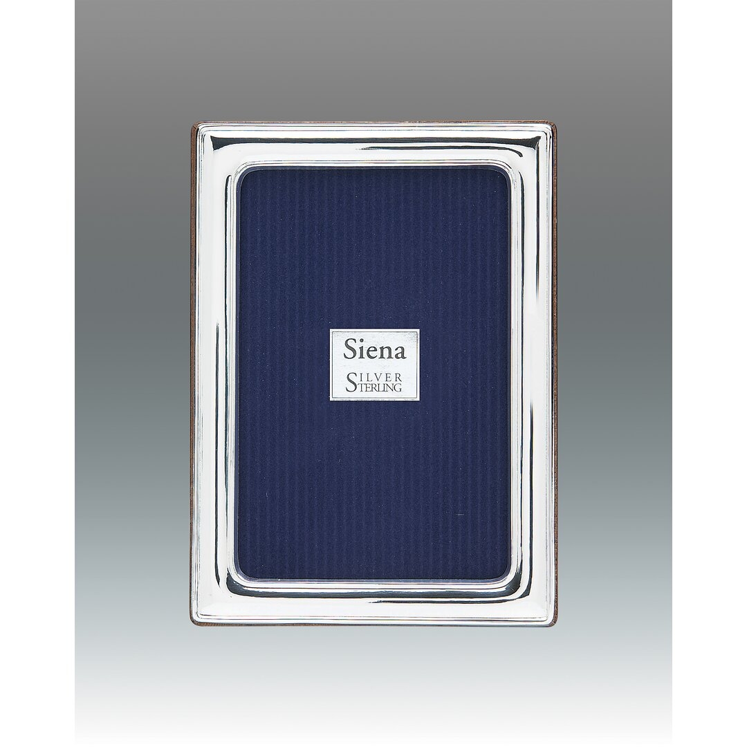 Tizo Plain Rounded Sterling Silver Picture Frame - Image 0