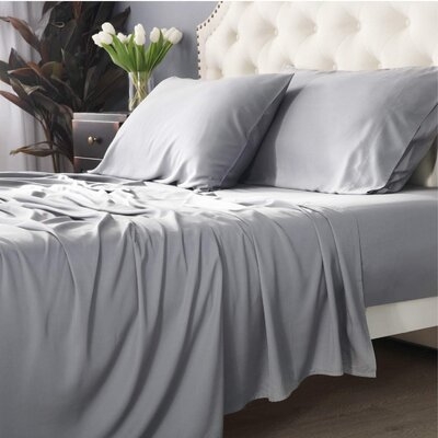 Premium Rayon From Bamboo 4 Piece Luxury Bed Sheet Set - Image 0