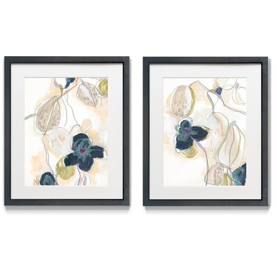 Abstracted Orchid I - 2 Piece Picture Frame Print Set - Image 0