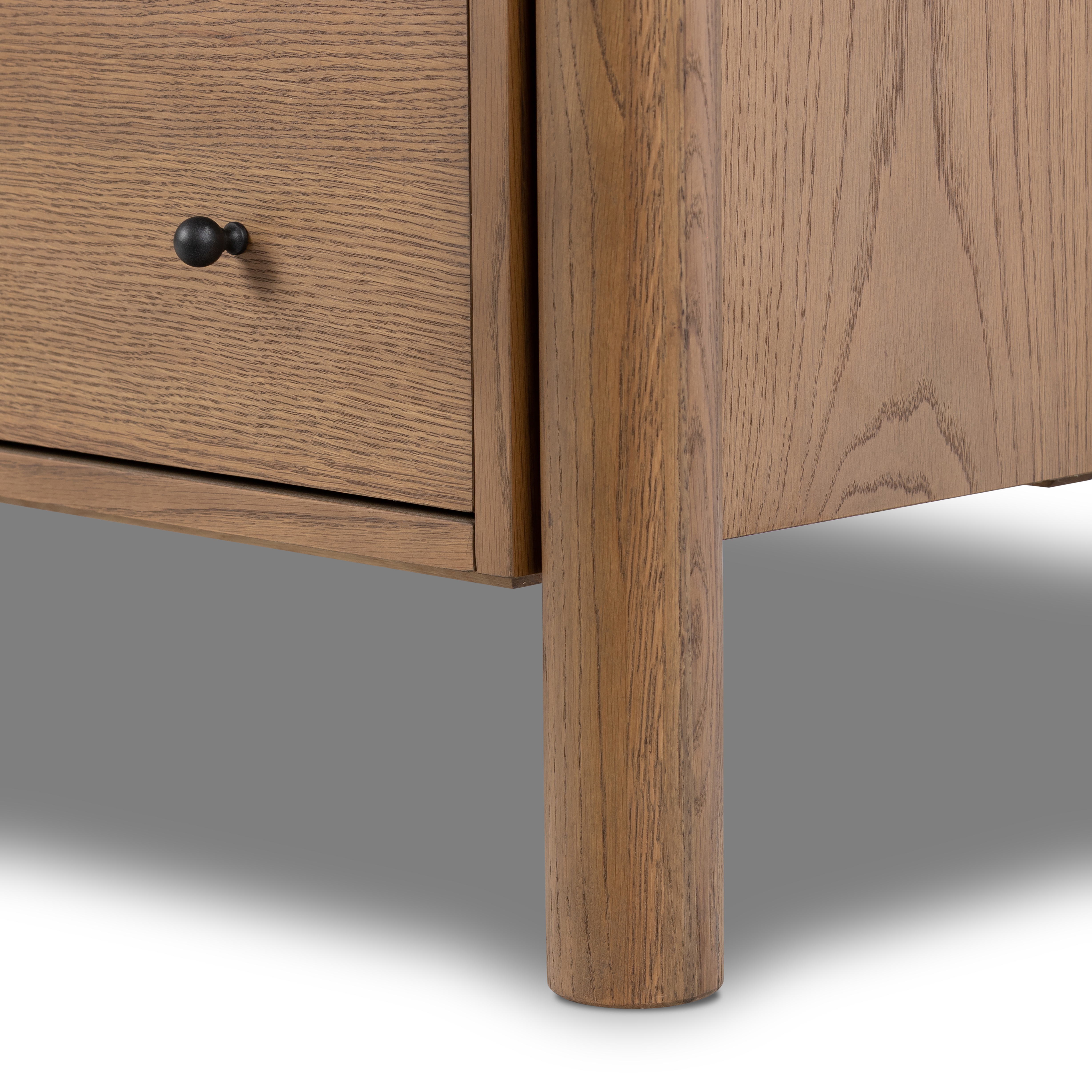 Roark 6 Drawer Dresser-Amber Oak Veneer - Image 10