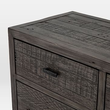 Modern (63") Mixed Reclaimed Wood 7-Drawer Dresser, Black Olive - Image 3