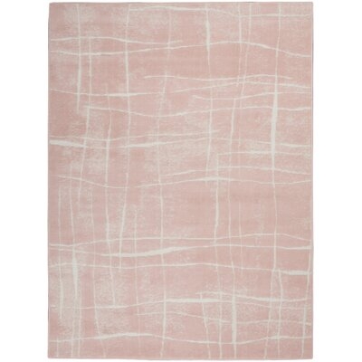 Cohassey Pink/White Area Rug - Image 0
