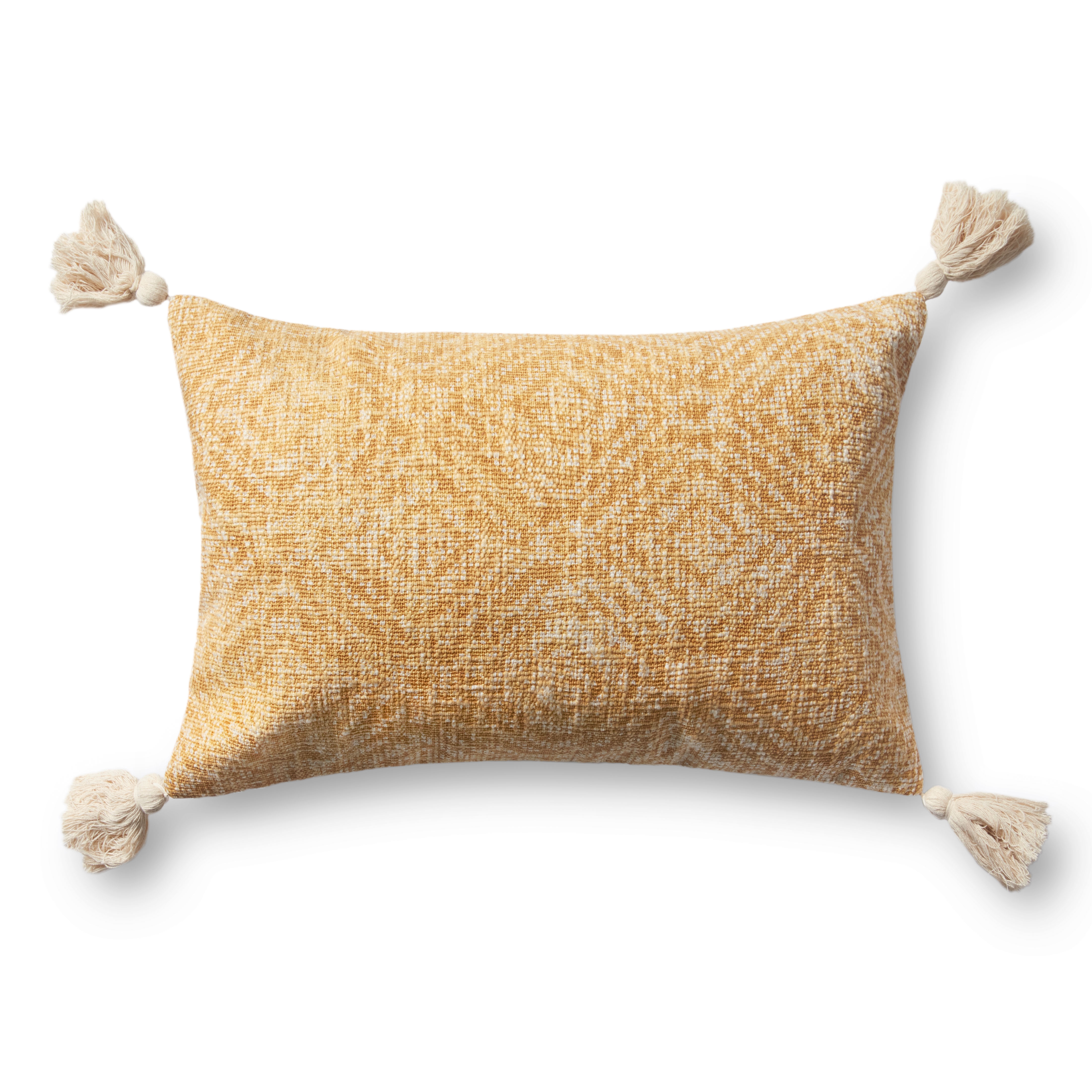 Loloi Pillows P0621 Yellow 13" x 21" Cover Only - Image 0