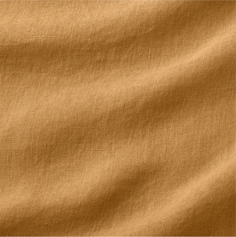Brulee Brown Natural Hemp Full/Queen Duvet Cover - Image 2