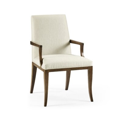 Toulouse Fabric Upholstered Arm Chair in Beige - Image 0