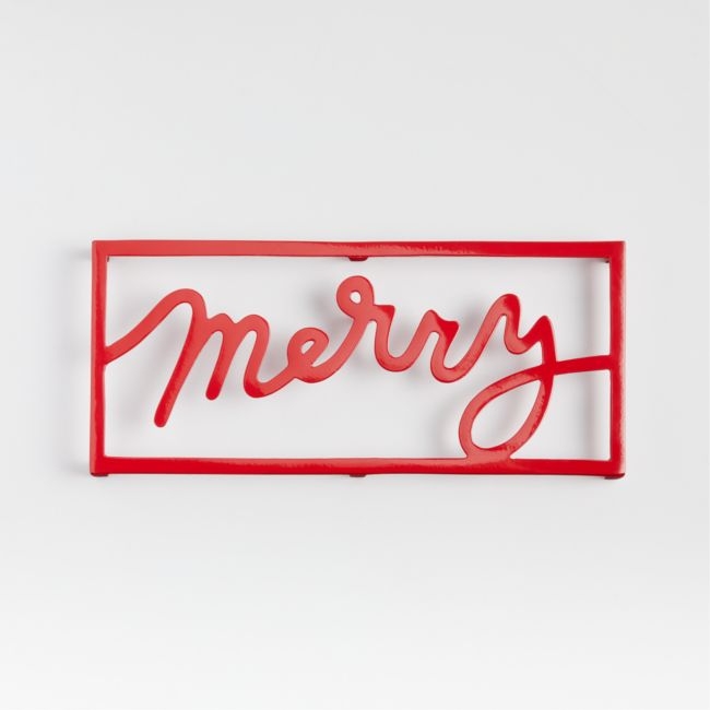 Red Merry Trivet - Image 0