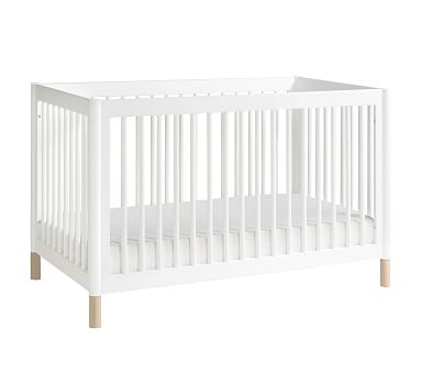 Babyletto Gelato 4-in-1 Convertible Crib, UPS, Washed Natural/White - Image 4