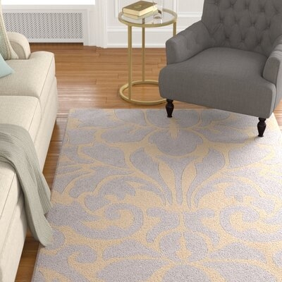Ronnie Floral Handmade Tufted Ivory Area Rug - Image 0