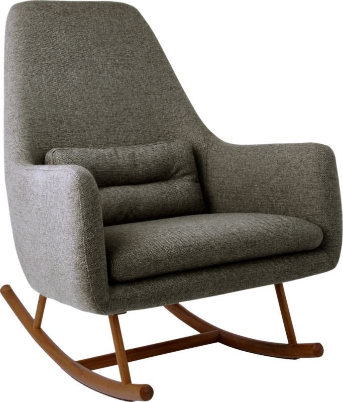 Saic Quantam Charcoal Grey Rocking Chair - Image 4