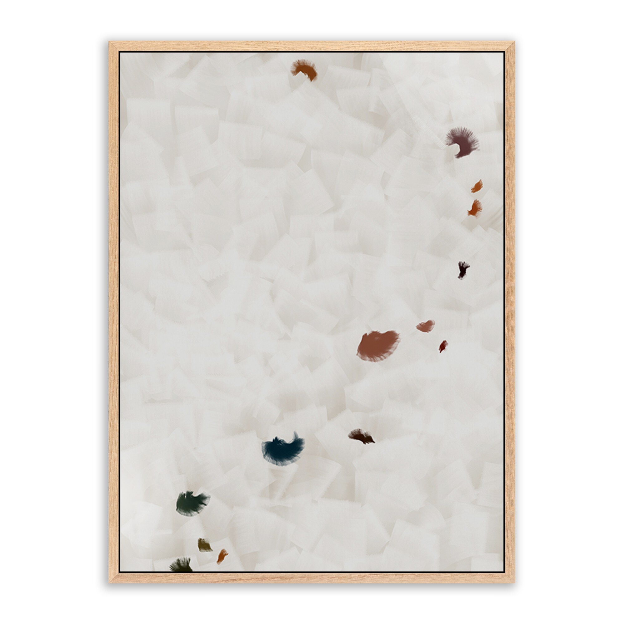 In Flight No 15 by Patricia Vargas - Vertical Grain White Oak Floater - Image 0