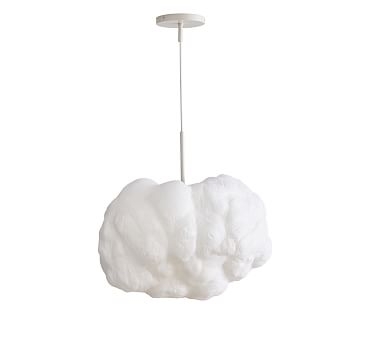 Fluffy Cloud Pendant, White - Image 5
