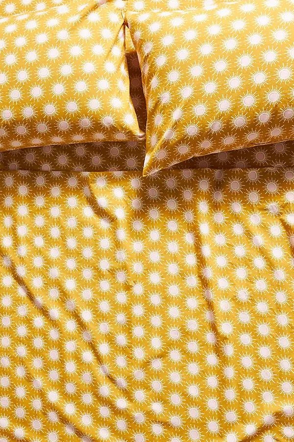 Organic Cotton Percale Printed Sheet Set - Image 0