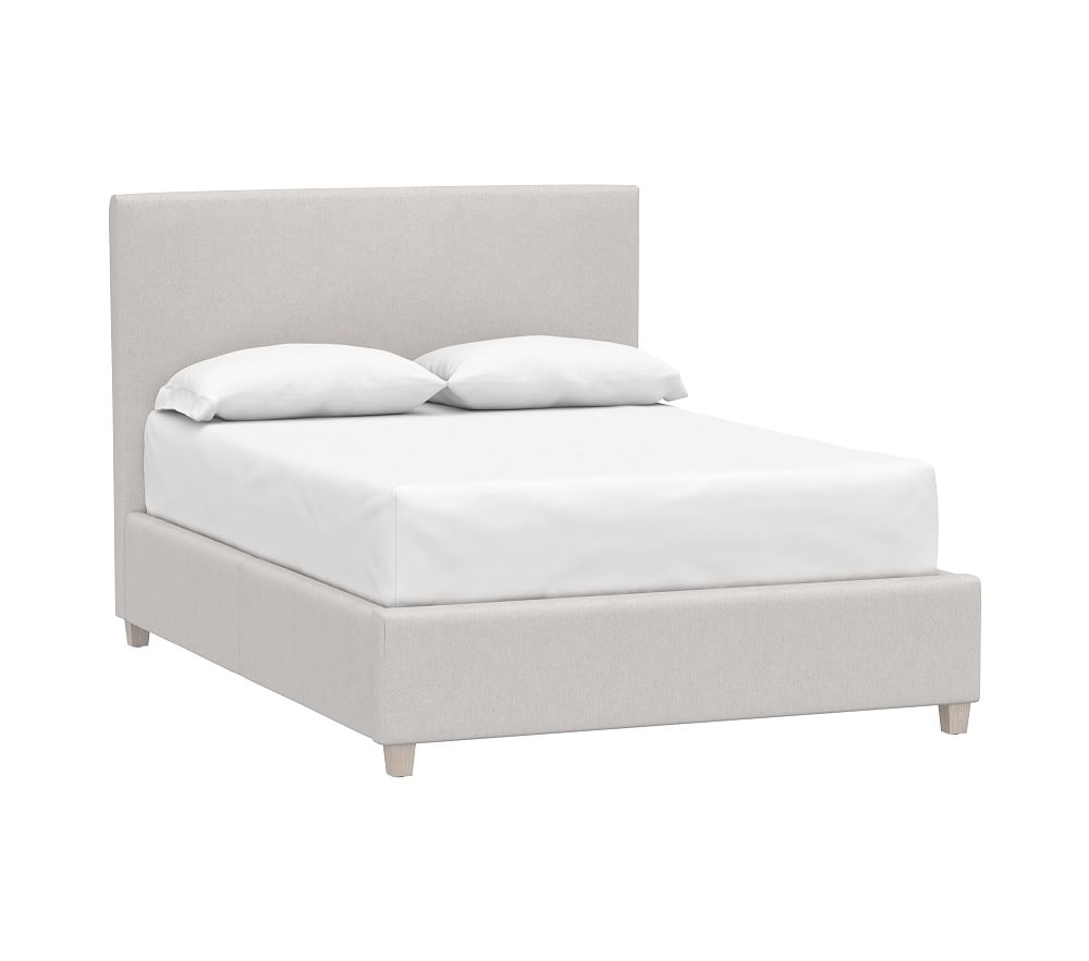 Carter Storage Bed Full Brushed Chenille Dove - Image 0