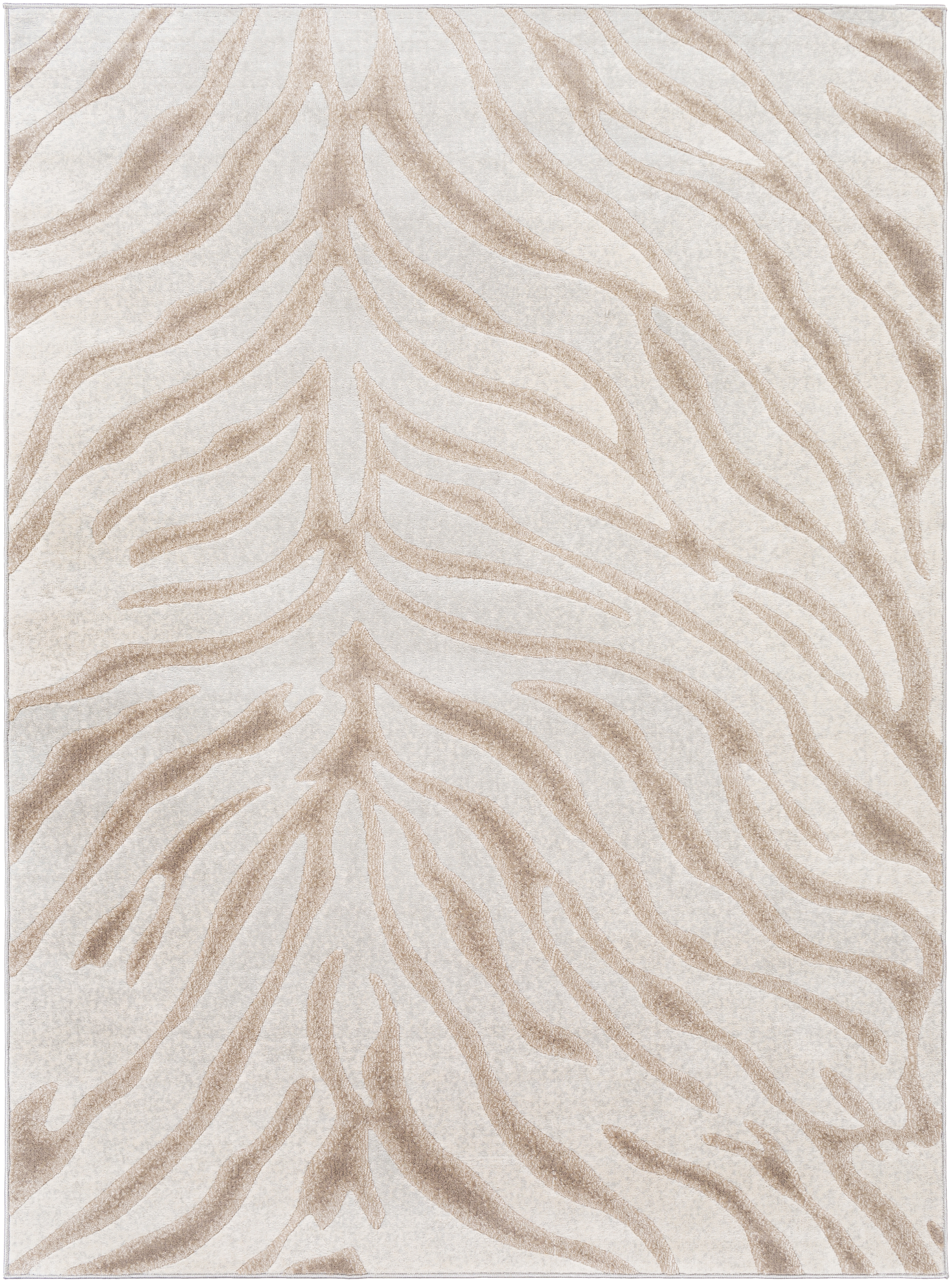 Remy Beige Indoor 7'10" x 10' Machine Woven Rug - Image 0