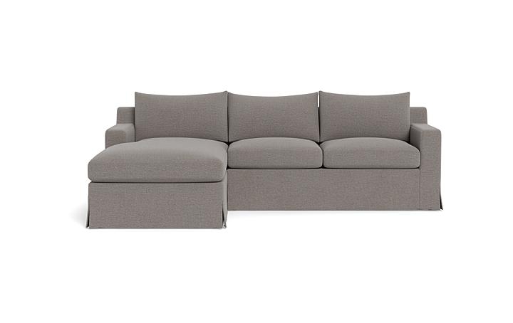 Sloan Slipcovered Left Chaise Sectional - Image 0