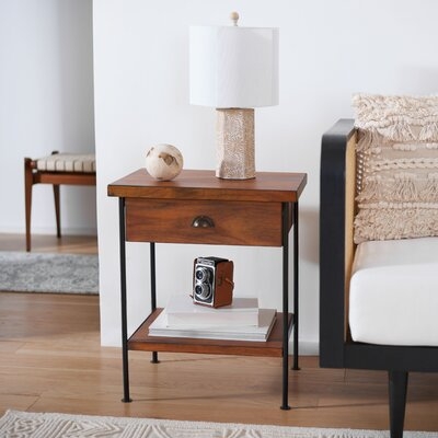 Chrystin 1 Drawer 1 Shelf Accent Table - Image 0