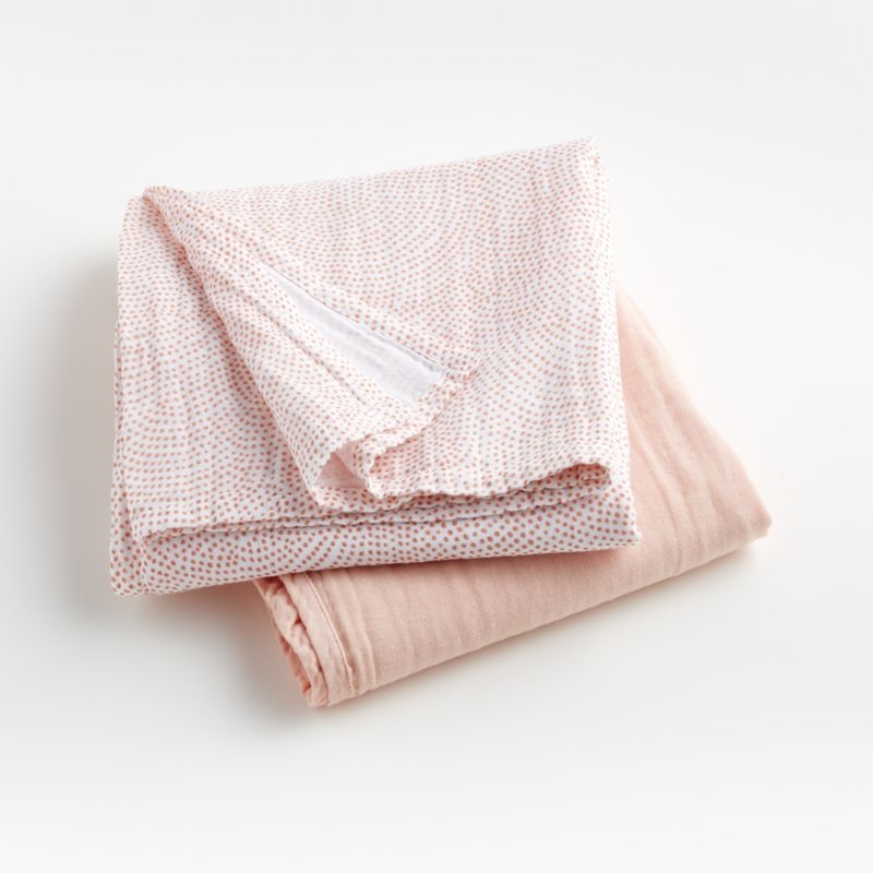 Lou Lou Clay Organic Baby Swaddles by Leanne Ford, Set of 2 - Image 1