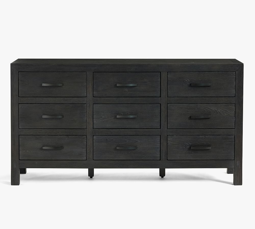 Linwood 9-Drawer Dresser, Charcoal - Image 0