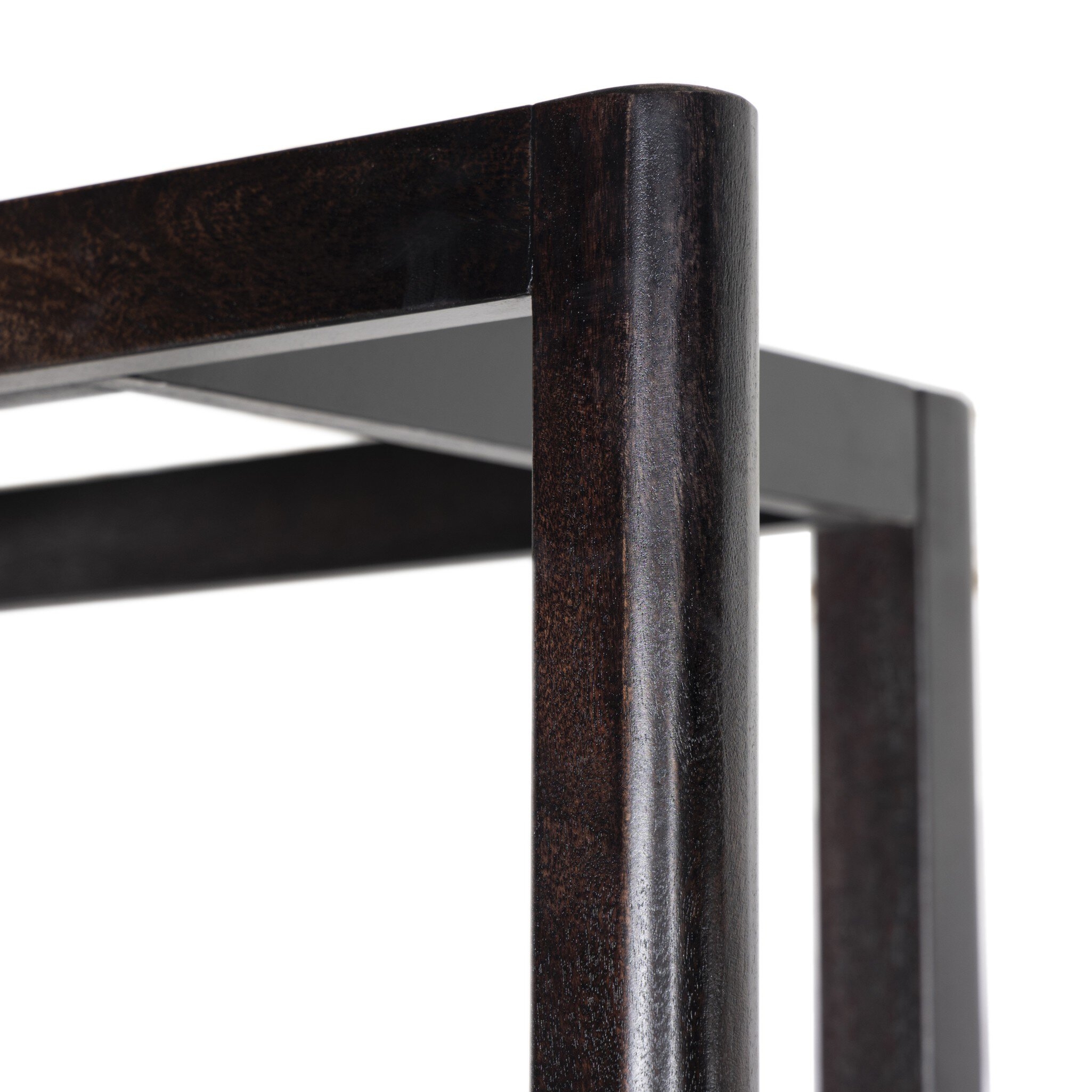 Reza Bookcase - Worn Black Acacia - Image 10