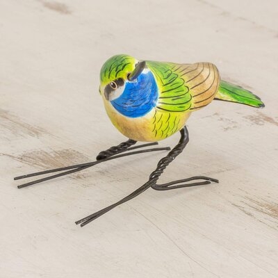 Rosalind Wheeler Blue-Throated Hummingbird Ceramic Figurine - Image 0