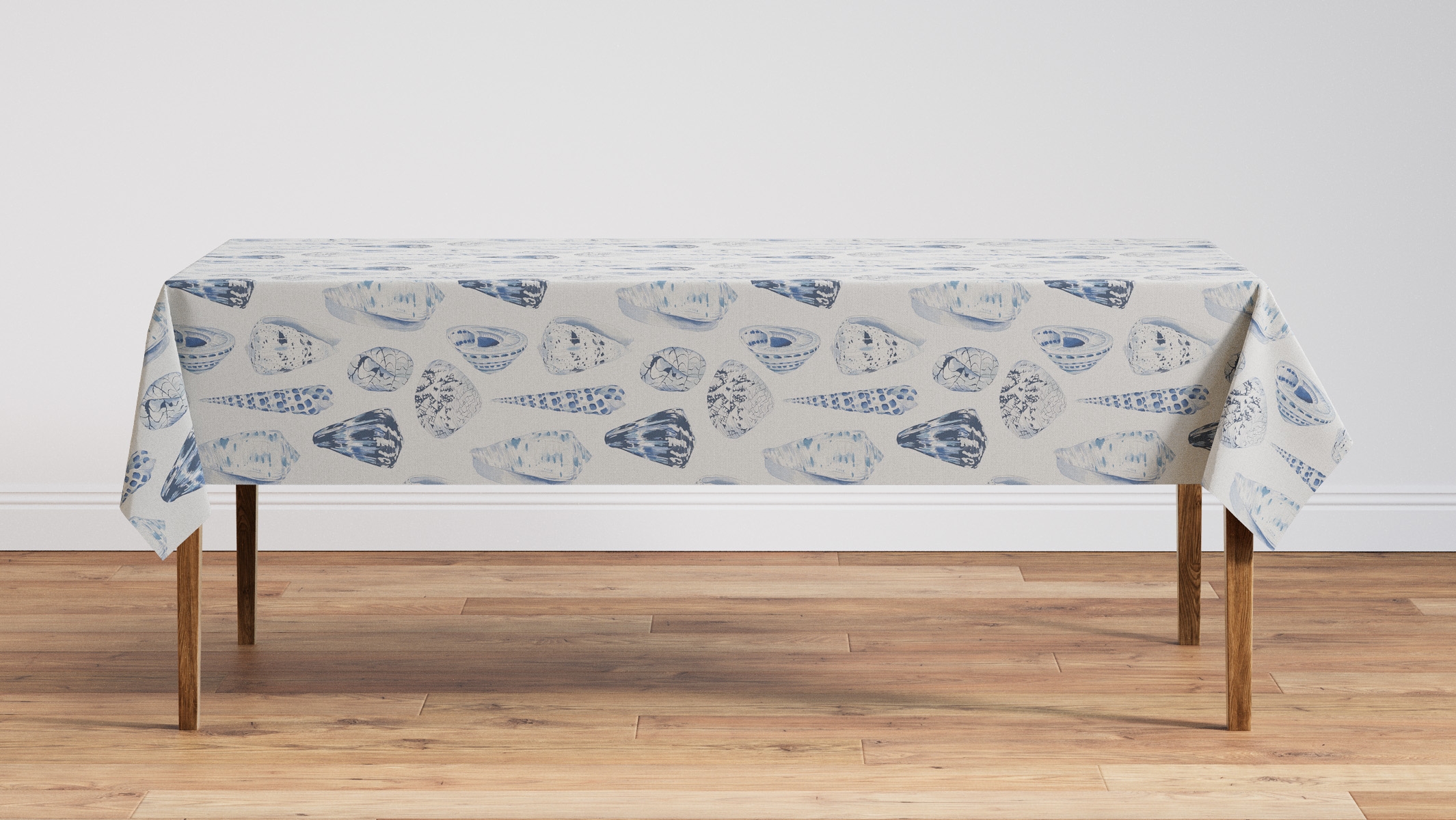 Tablecloth 56" x 90", Porcelain Coquina, 56" x 90" - Image 1