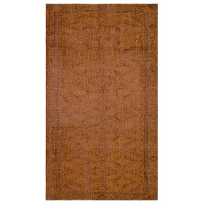 One-of-a-Kind Hand-Knotted 1960s Brown 5'6" x 9'2" Area Rug - Image 0