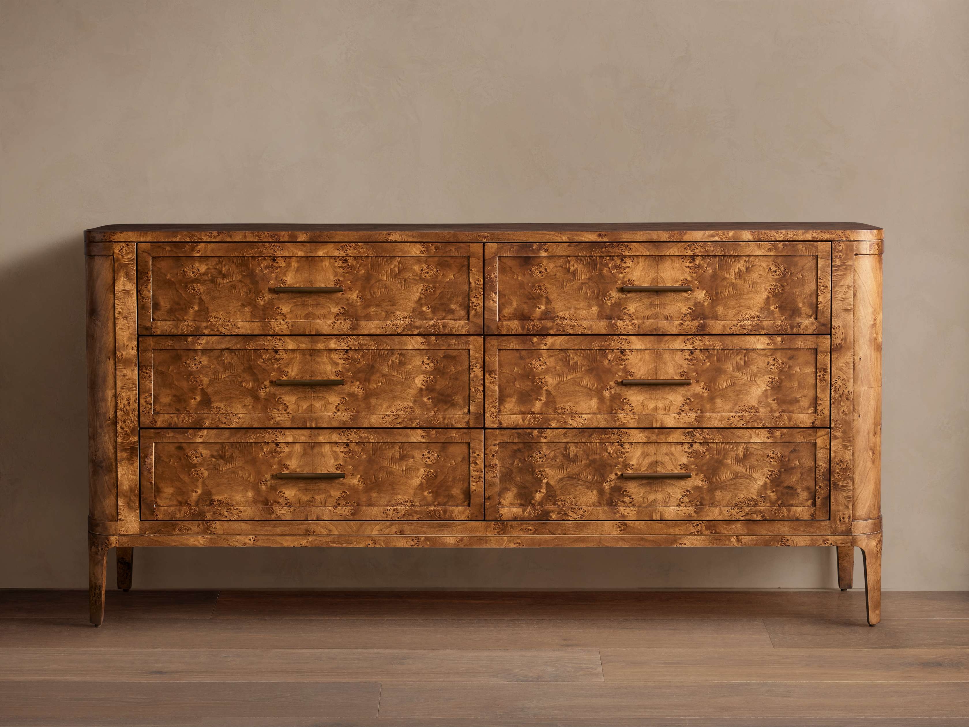 Mogadore Six-Drawer Dresser in Burl Brown - Image 0