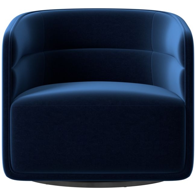 Sai Como Indigo Swivel Chair - Image 0