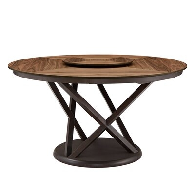 Charan Rubberwood Solid Wood Dining Table - Image 0