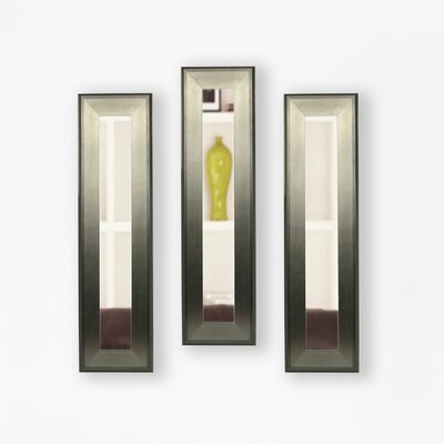 3 Piece Hobson Panels Modern & Contemporary Mirror Set - Image 0