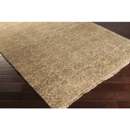 Cheshire Brown Indoor 5'6" x 8'6" Handmade Rug - Image 1