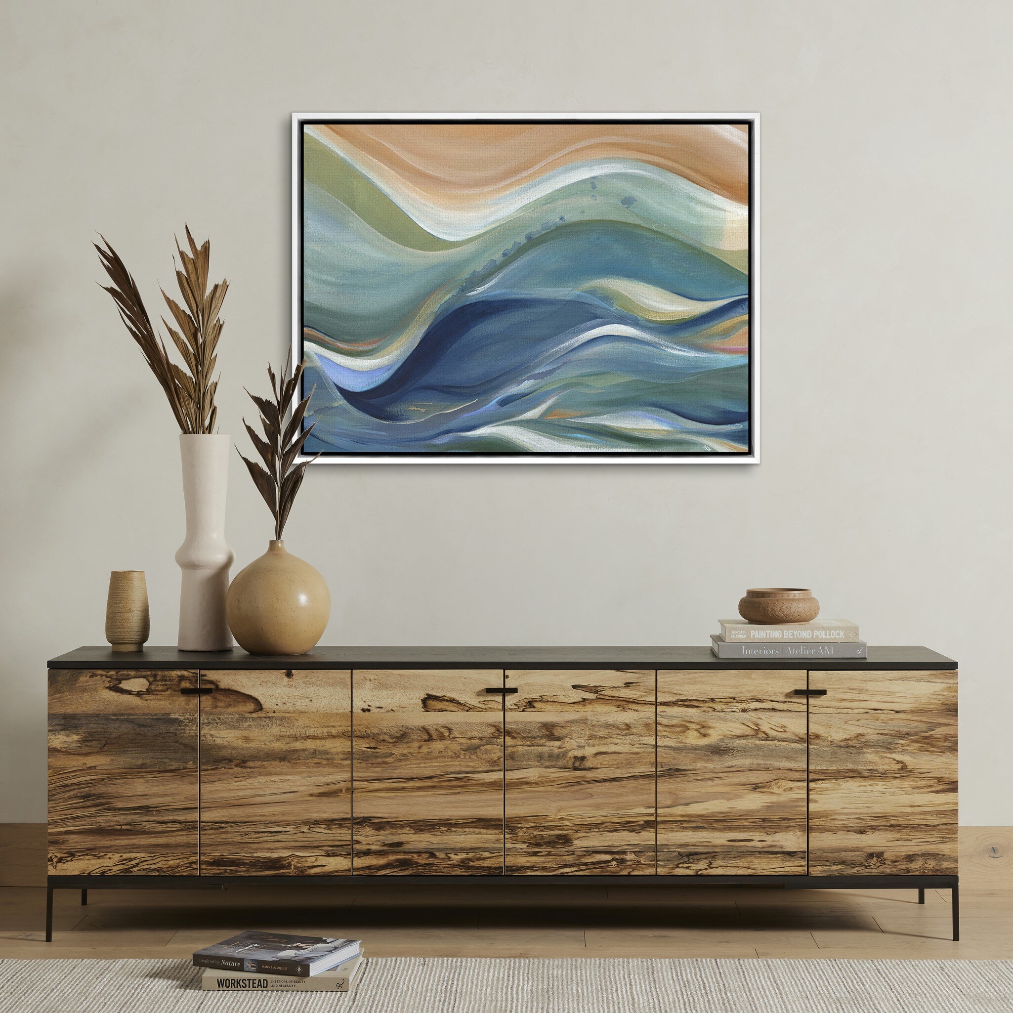 Wash Over Me by Ahn Hee Strain - White Maple Floater - Image 2