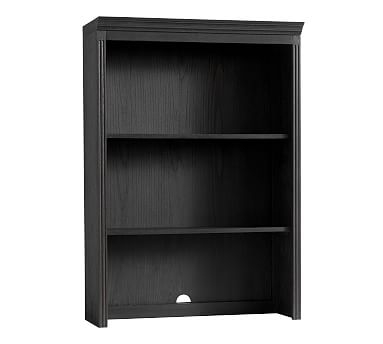 Livingston 35" Bookcase Hutch, Dusty Charcoal - Image 0