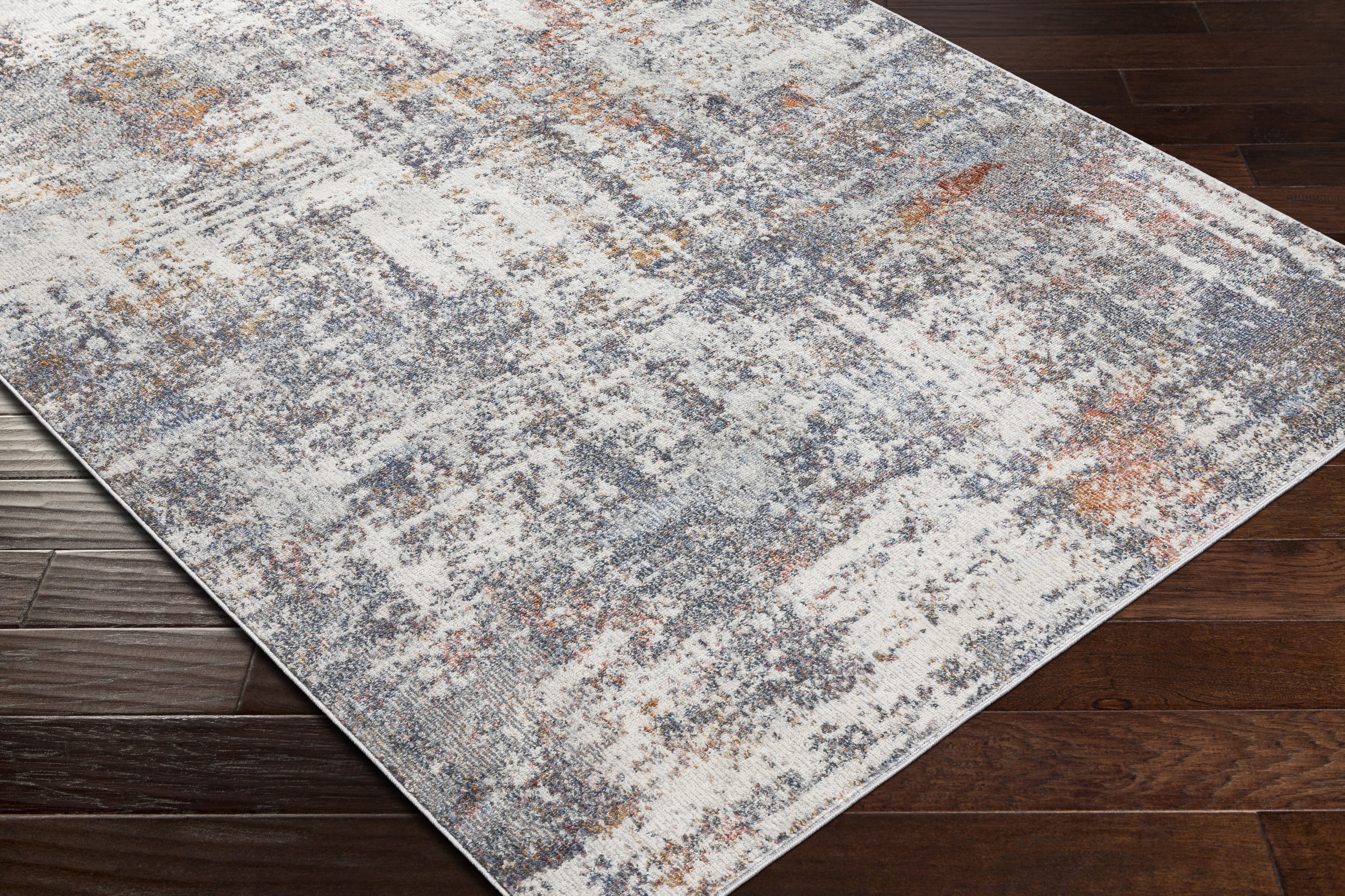 Bilbao Gray Indoor 5'3" x 7'3" Machine Woven Rug - Image 6