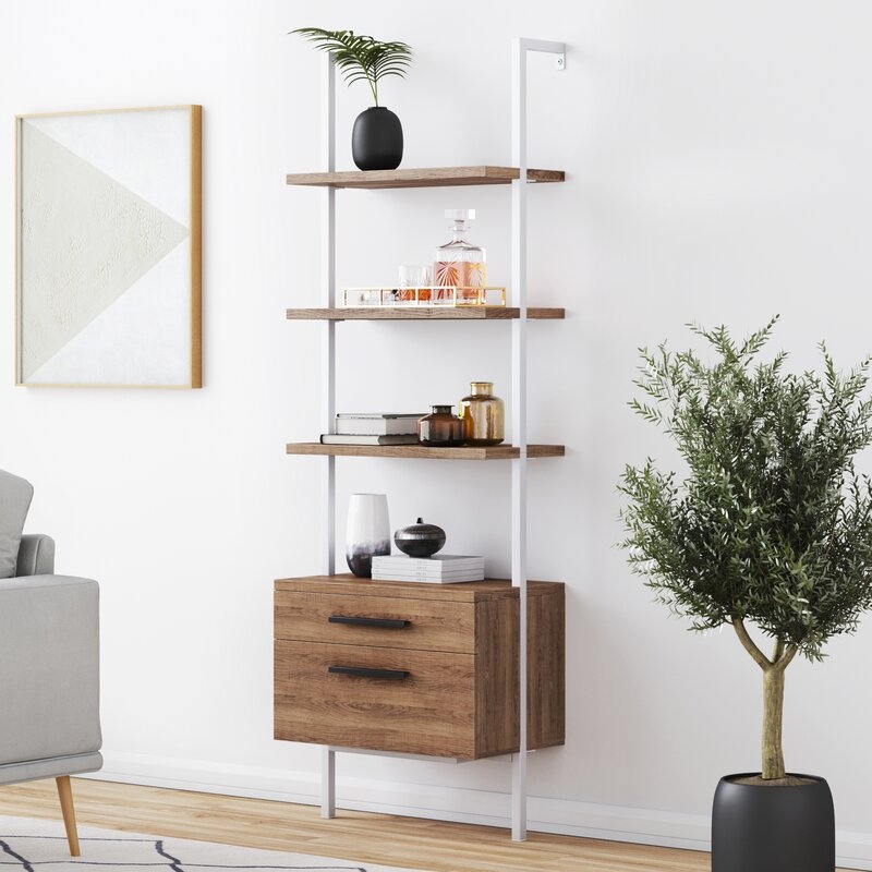 Kanissa Steel Ladder Bookcase - Image 4