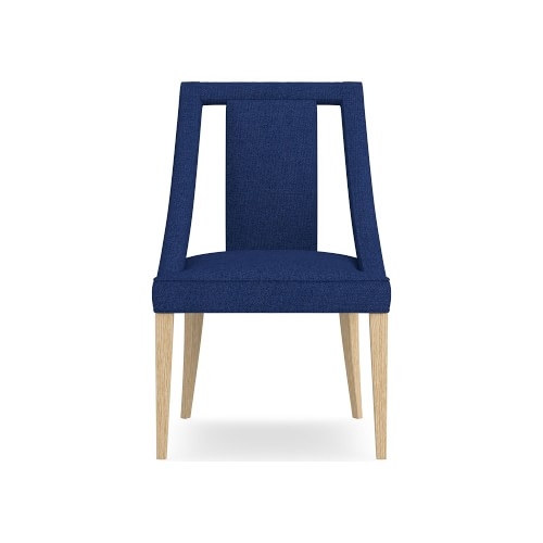 Sussex Side Chair, Standard, Perennials Performance Canvas, Denim, Natural Leg - Image 0
