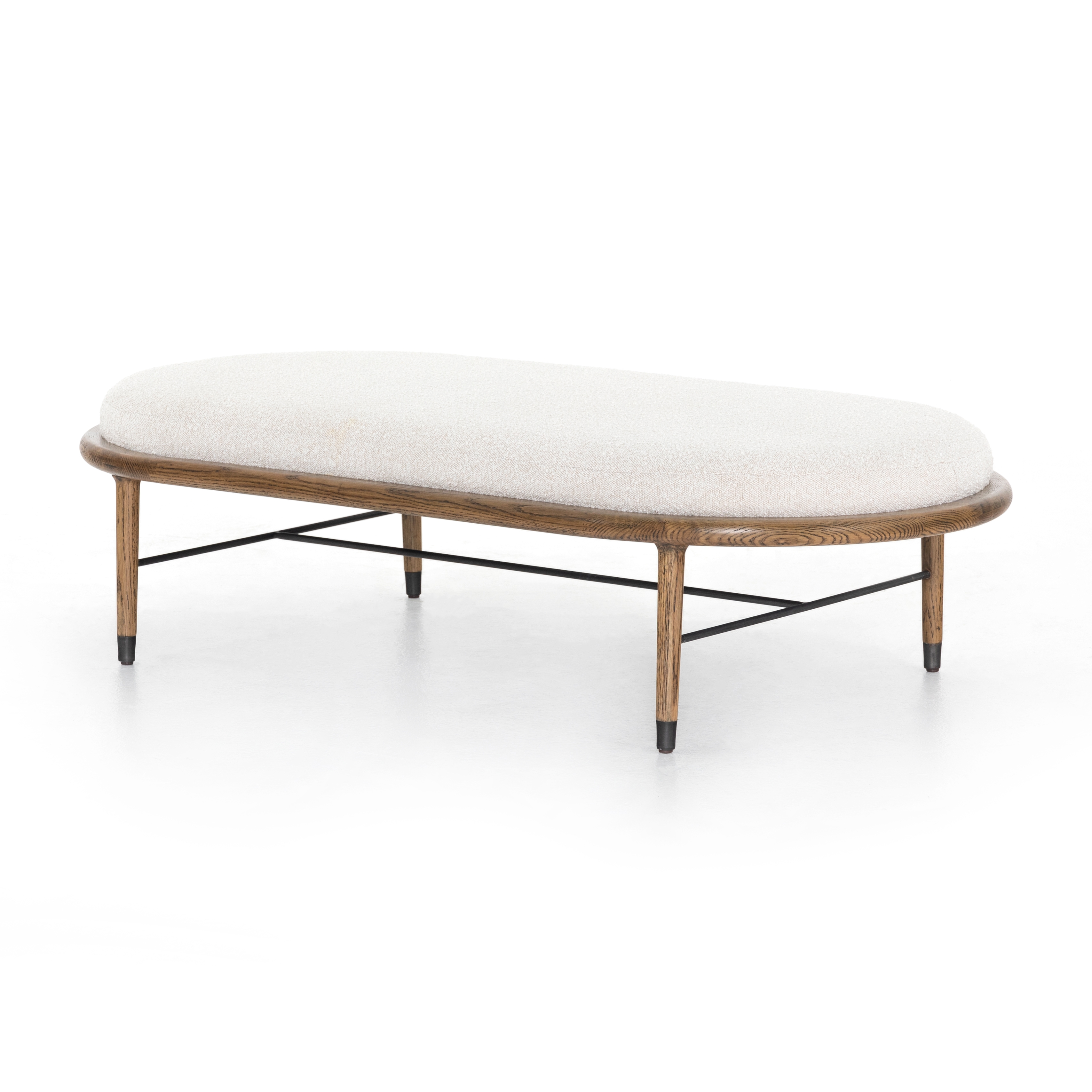 Petra Ottoman-62"-Knoll Natural - Image 0