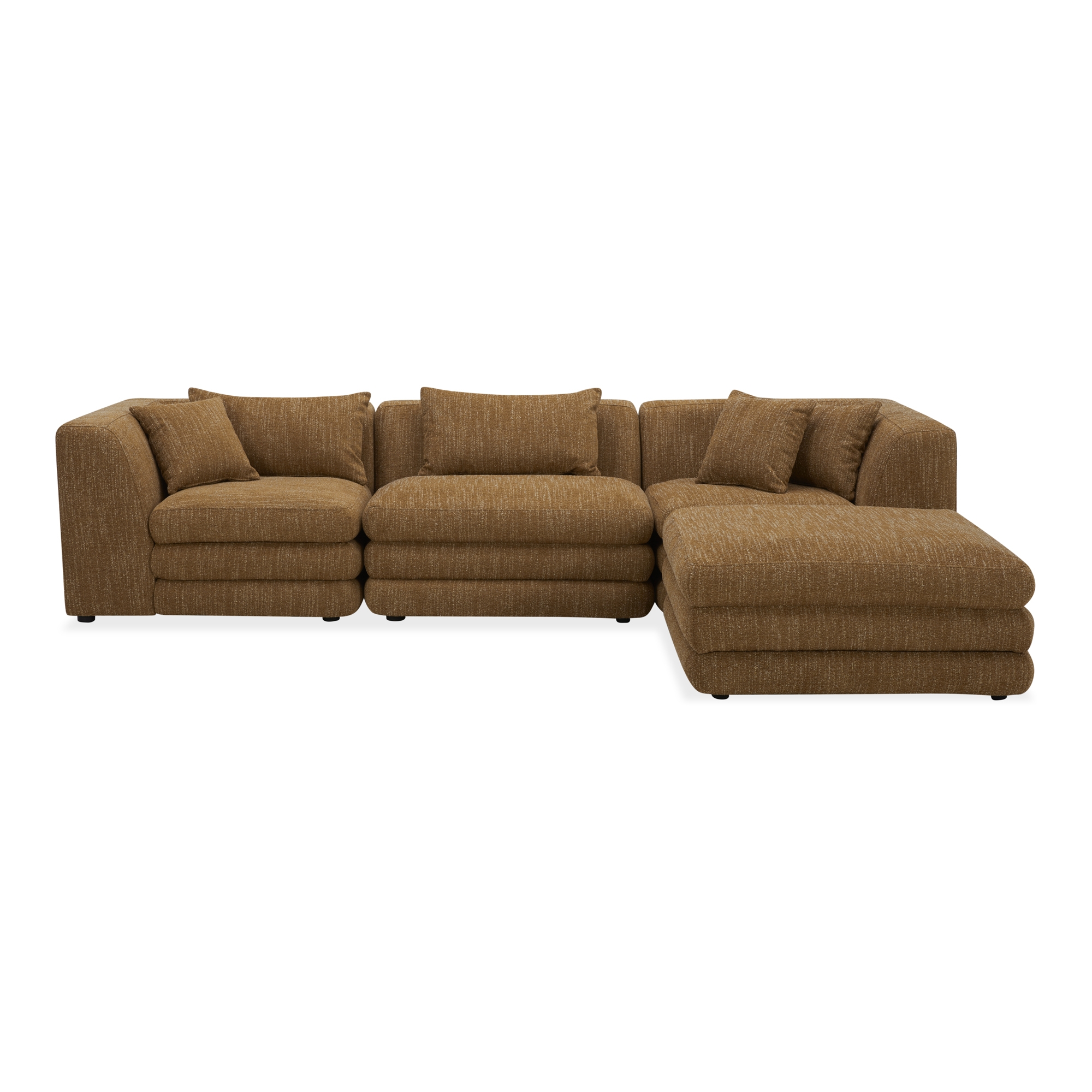 Lowtide Lounge Modular Sectional Amber Glow - Image 0