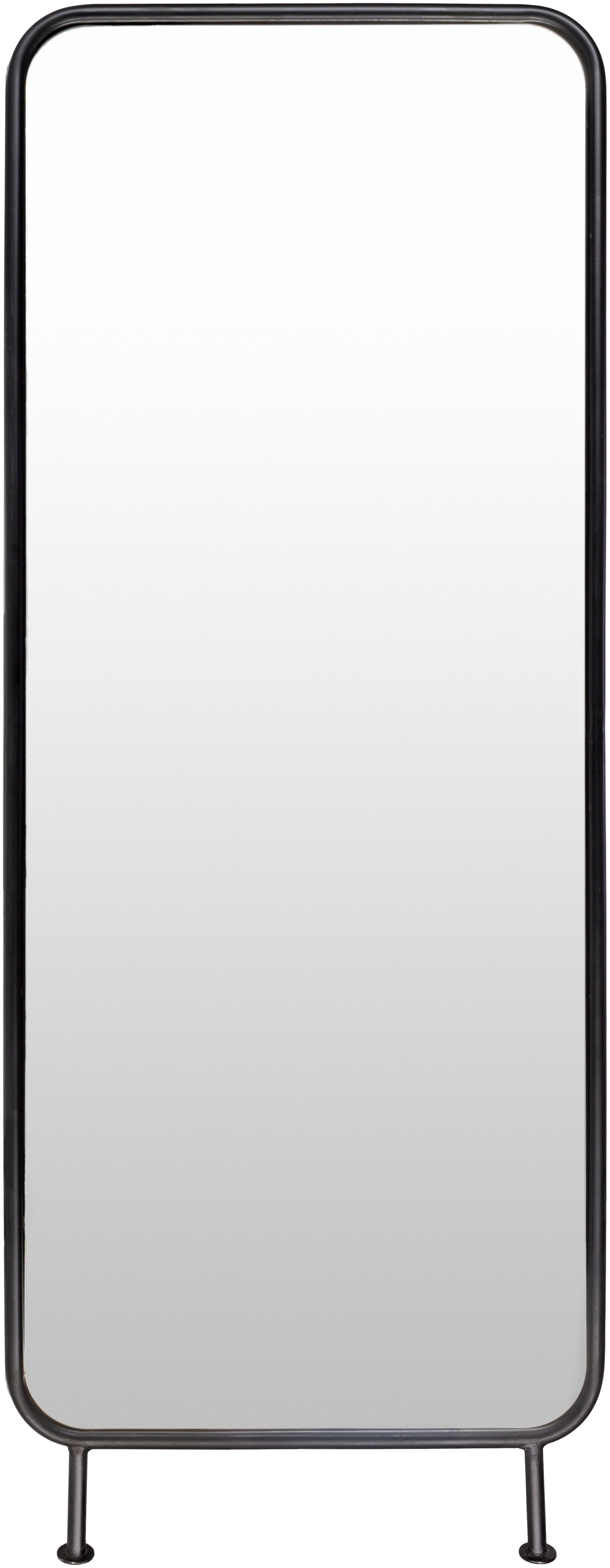 Mayana Black 63"H x 24"W x 1"D Accent Mirror - Image 0